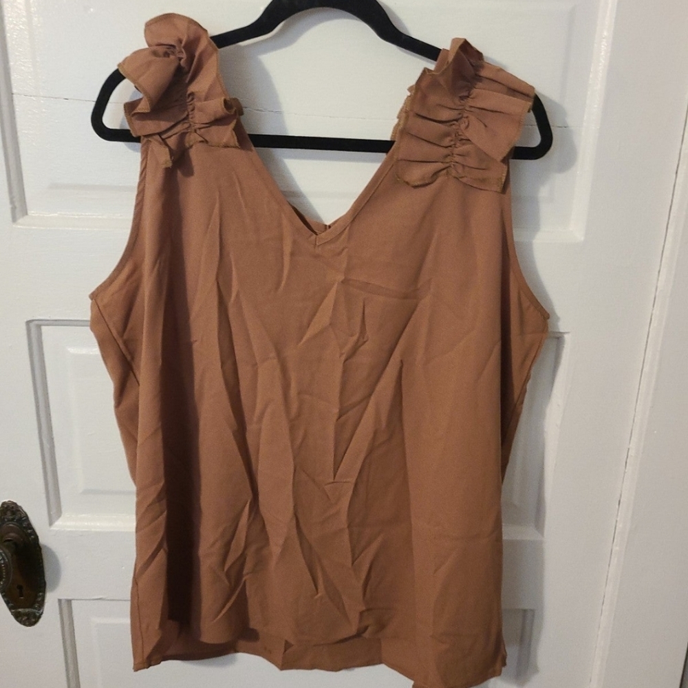 Brown Tank Top